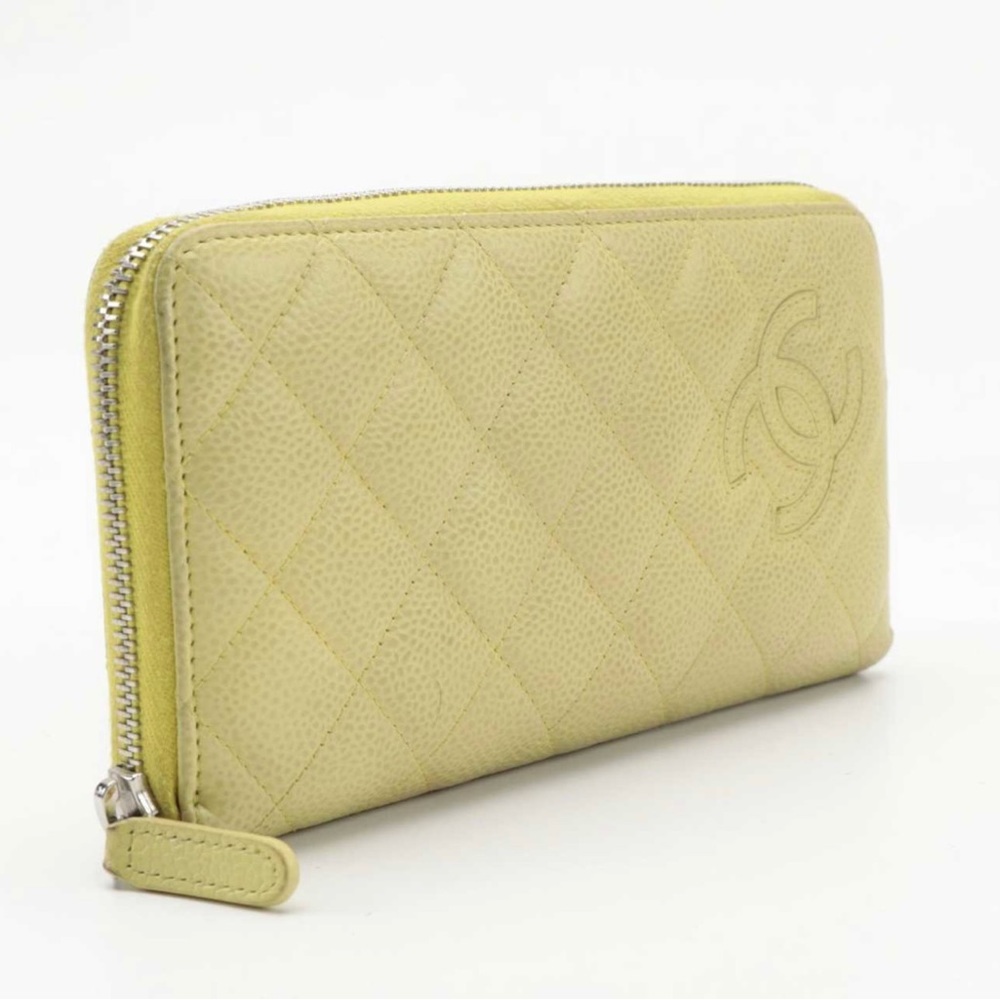 国内即発 CHANEL カメリア ラウンドジップ zip wallet イエロー ≪新品≫ CHANEL シャネル 2022年春夏プレコレクション ジップ